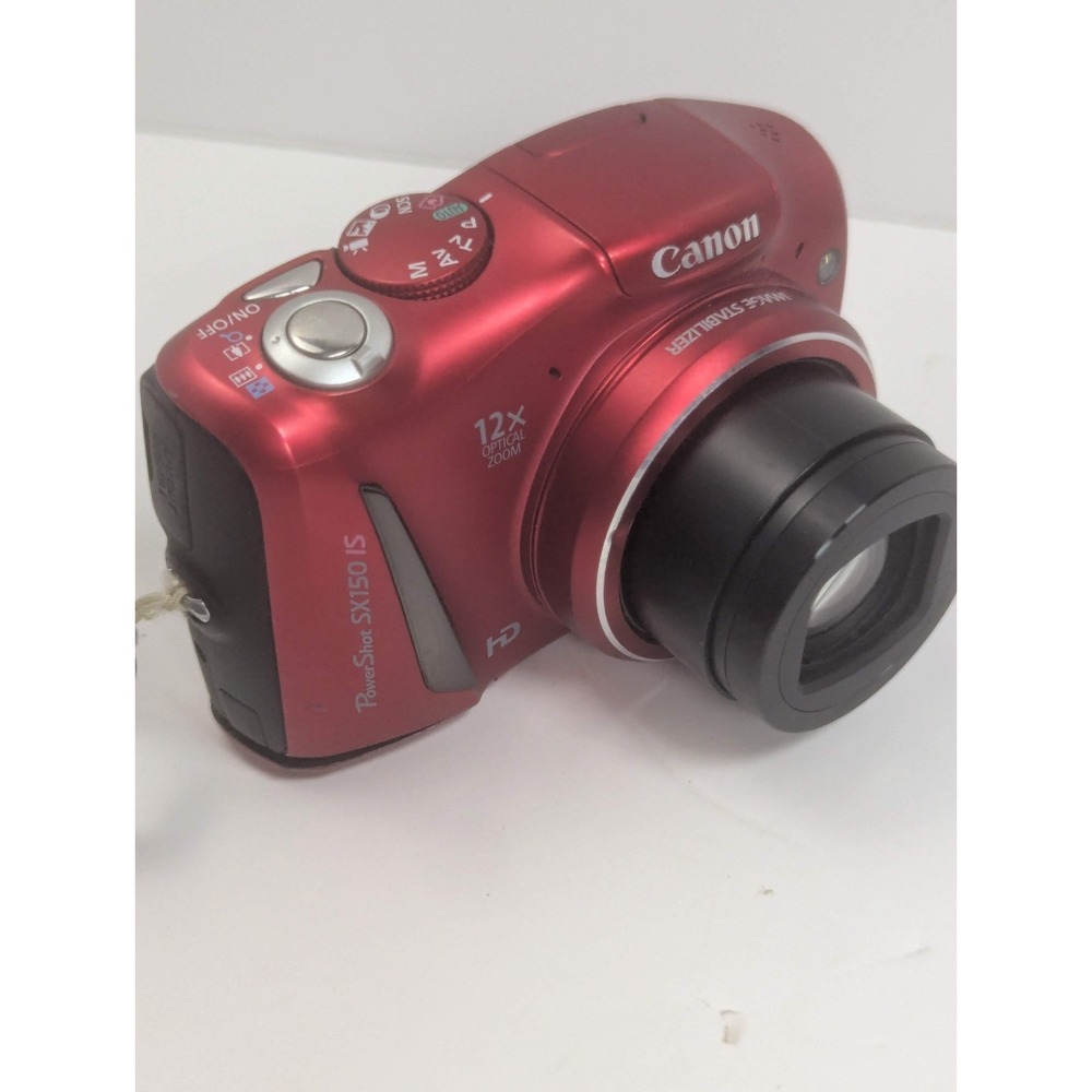 Canon PowerShot SX150 IS 14.1MP Digital Camera Color Red